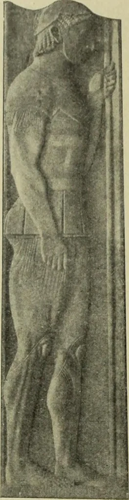 An illustration from Der schoene Mensch im Altertum; eine Geschichte des Koerperideals bei Aegyptern, Orientalen u. Griechen, 1912, leaf 326