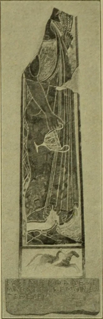 An illustration from Der schoene Mensch im Altertum; eine Geschichte des Koerperideals bei Aegyptern, Orientalen u. Griechen, 1912, leaf 326
