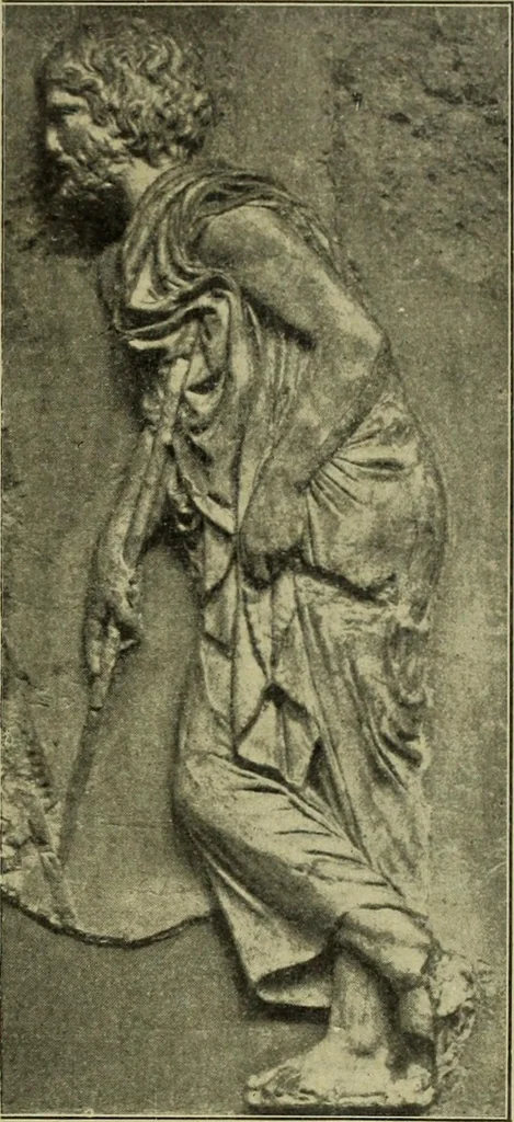 An illustration from Der schoene Mensch im Altertum; eine Geschichte des Koerperideals bei Aegyptern, Orientalen u. Griechen, 1912, leaf 339