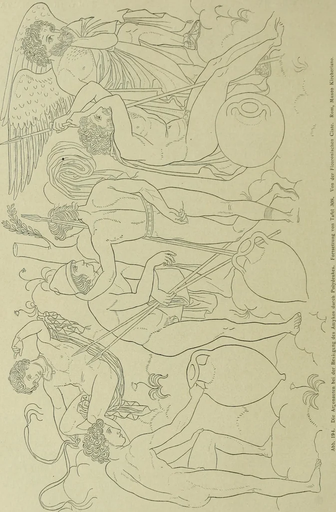 An illustration from Der schoene Mensch im Altertum; eine Geschichte des Koerperideals bei Aegyptern, Orientalen u. Griechen, 1912, leaf 356