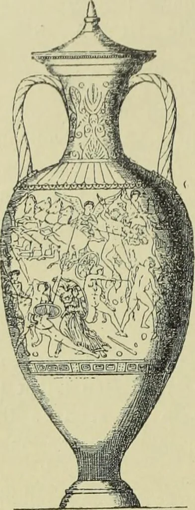 An illustration from Der schoene Mensch im Altertum; eine Geschichte des Koerperideals bei Aegyptern, Orientalen u. Griechen, 1912, leaf 362