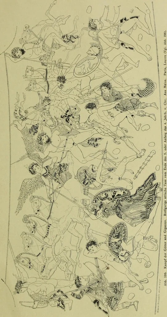 An illustration from Der schoene Mensch im Altertum; eine Geschichte des Koerperideals bei Aegyptern, Orientalen u. Griechen, 1912, leaf 363