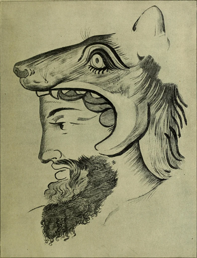 An illustration from Der schoene Mensch im Altertum; eine Geschichte des Koerperideals bei Aegyptern, Orientalen u. Griechen, 1912, leaf 365