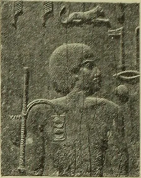An illustration from Der schoene Mensch im Altertum; eine Geschichte des Koerperideals bei Aegyptern, Orientalen u. Griechen, 1912, leaf 38