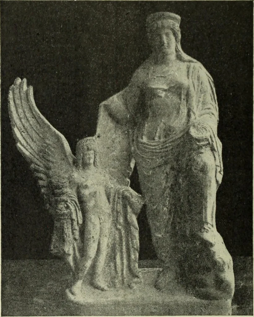 An illustration from Der schoene Mensch im Altertum; eine Geschichte des Koerperideals bei Aegyptern, Orientalen u. Griechen, 1912, leaf 398