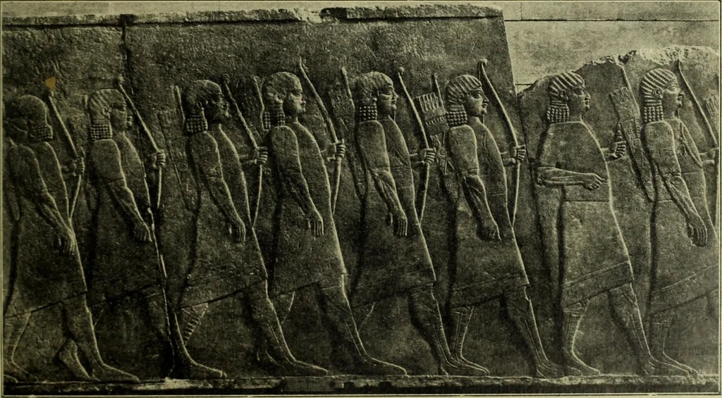 An illustration from Der schoene Mensch im Altertum; eine Geschichte des Koerperideals bei Aegyptern, Orientalen u. Griechen, 1912, leaf 43