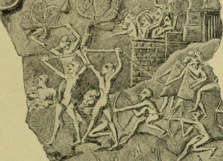 An illustration from Der schoene Mensch im Altertum; eine Geschichte des Koerperideals bei Aegyptern, Orientalen u. Griechen, 1912, leaf 57