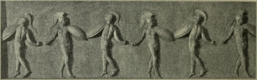 An illustration from Der schoene Mensch im Altertum; eine Geschichte des Koerperideals bei Aegyptern, Orientalen u. Griechen, 1912, leaf 58