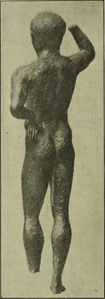 An illustration from Der schoene Mensch im Altertum; eine Geschichte des Koerperideals bei Aegyptern, Orientalen u. Griechen, 1912, leaf 68