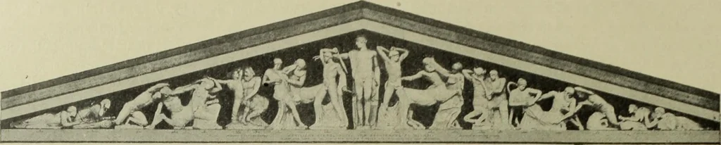 An illustration from Der schoene Mensch im Altertum; eine Geschichte des Koerperideals bei Aegyptern, Orientalen u. Griechen, 1912, leaf 70
