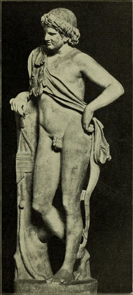 An illustration from Der schoene Mensch im Altertum; eine Geschichte des Koerperideals bei Aegyptern, Orientalen u. Griechen, 1912, leaf 89