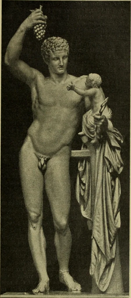 An illustration from Der schoene Mensch im Altertum; eine Geschichte des Koerperideals bei Aegyptern, Orientalen u. Griechen, 1912, leaf 91