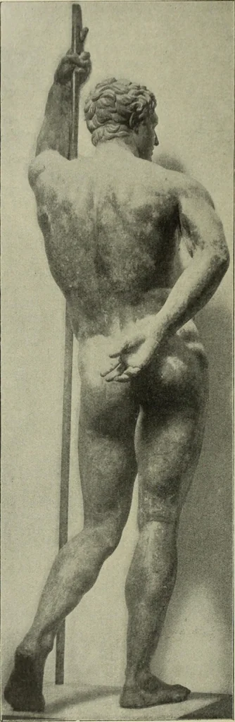 An illustration from Der schoene Mensch im Altertum; eine Geschichte des Koerperideals bei Aegyptern, Orientalen u. Griechen, 1912, leaf 96