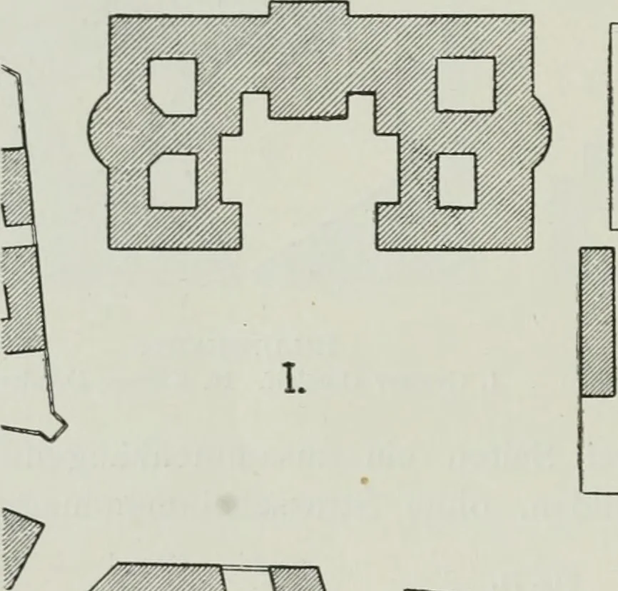 An illustration from Der Städte-Bau nach seinen künstlerischen Grundsätzen. Ein Beitrag zur Lösung moderner Fragen der Architektur und monumentalen Plastik unter besonderer Beziehung auf Wien, 1901, leaf 103