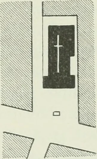 An illustration from Der Städte-Bau nach seinen künstlerischen Grundsätzen. Ein Beitrag zur Lösung moderner Fragen der Architektur und monumentalen Plastik unter besonderer Beziehung auf Wien, 1901, leaf 146