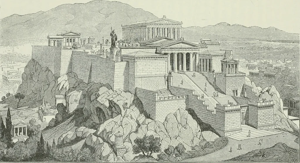 An illustration from Der Städte-Bau nach seinen künstlerischen Grundsätzen. Ein Beitrag zur Lösung moderner Fragen der Architektur und monumentalen Plastik unter besonderer Beziehung auf Wien, 1901, leaf 22