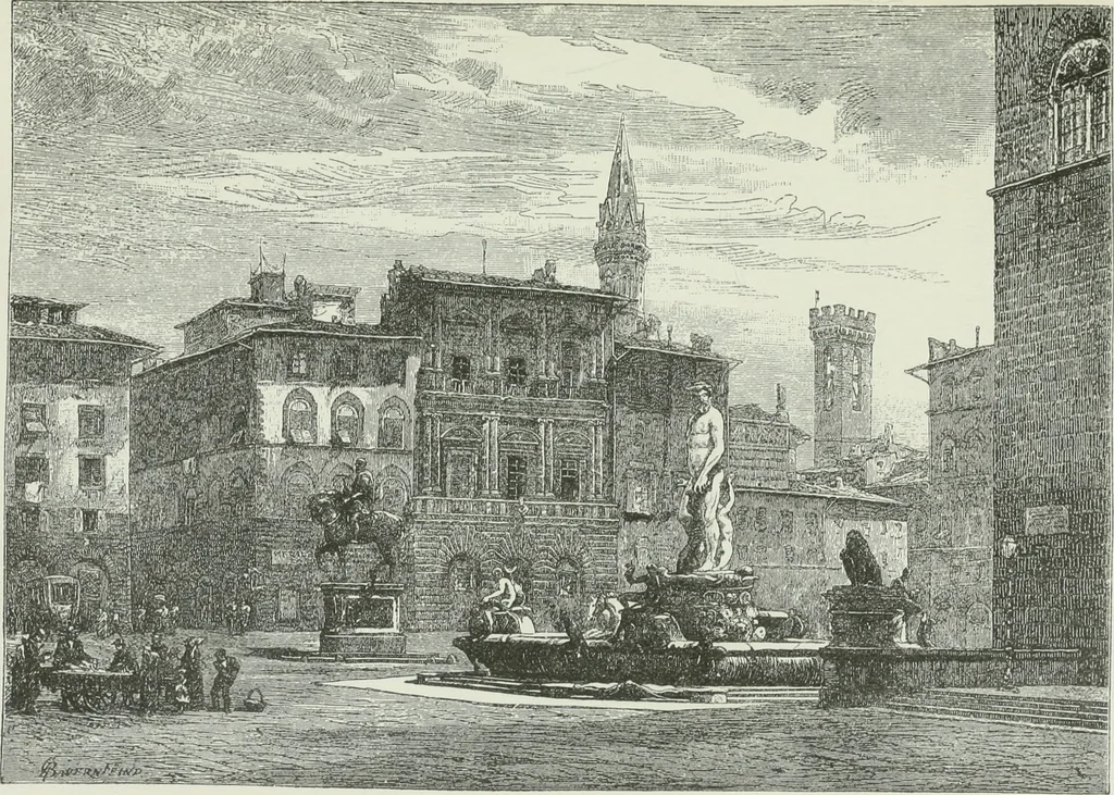 An illustration from Der Städte-Bau nach seinen künstlerischen Grundsätzen. Ein Beitrag zur Lösung moderner Fragen der Architektur und monumentalen Plastik unter besonderer Beziehung auf Wien, 1901, leaf 26
