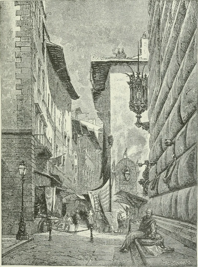 An illustration from Der Städte-Bau nach seinen künstlerischen Grundsätzen. Ein Beitrag zur Lösung moderner Fragen der Architektur und monumentalen Plastik unter besonderer Beziehung auf Wien, 1901, leaf 50