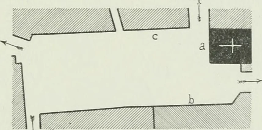 An illustration from Der Städte-Bau nach seinen künstlerischen Grundsätzen. Ein Beitrag zur Lösung moderner Fragen der Architektur und monumentalen Plastik unter besonderer Beziehung auf Wien, 1901, leaf 54