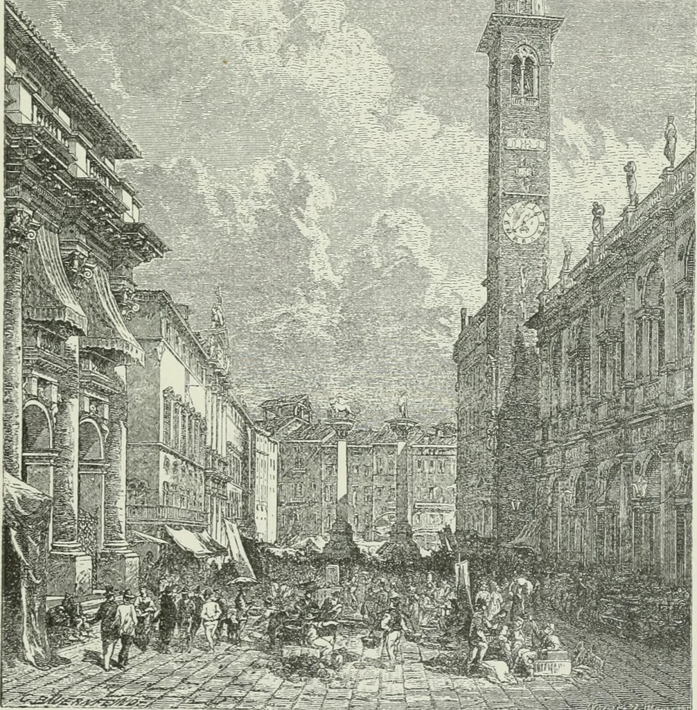 An illustration from Der Städte-Bau nach seinen künstlerischen Grundsätzen. Ein Beitrag zur Lösung moderner Fragen der Architektur und monumentalen Plastik unter besonderer Beziehung auf Wien, 1901, leaf 64