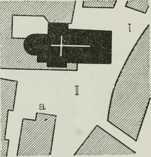 An illustration from Der Städte-Bau nach seinen künstlerischen Grundsätzen. Ein Beitrag zur Lösung moderner Fragen der Architektur und monumentalen Plastik unter besonderer Beziehung auf Wien, 1901, leaf 81