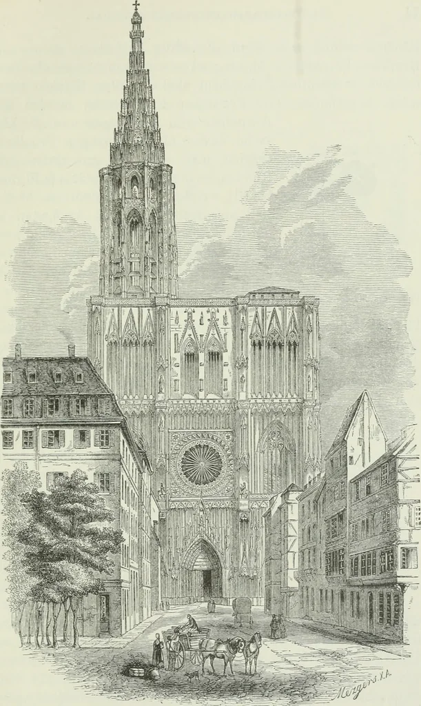 An illustration from Der Städte-Bau nach seinen künstlerischen Grundsätzen. Ein Beitrag zur Lösung moderner Fragen der Architektur und monumentalen Plastik unter besonderer Beziehung auf Wien, 1901, leaf 90