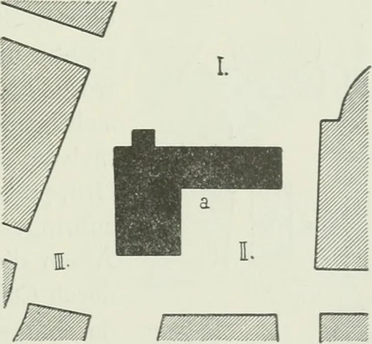 An illustration from Der Städte-Bau nach seinen künstlerischen Grundsätzen. Ein Beitrag zur Lösung moderner Fragen der Architektur und monumentalen Plastik unter besonderer Beziehung auf Wien, 1901, leaf 94