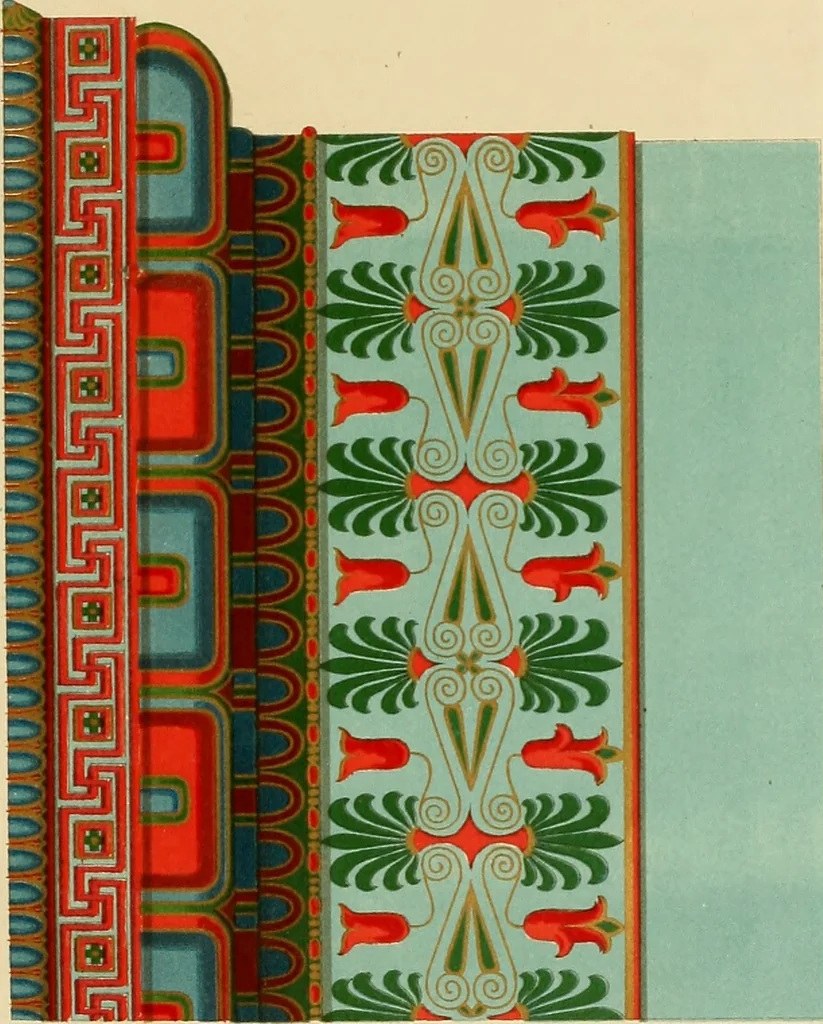 An illustration from Der Stil in den technischen und tektonischen Künsten; oder, Praktische Aesthetik. Ein Handbuch für Techniker, Künstler und Kunstfreunde, 1878, leaf 110