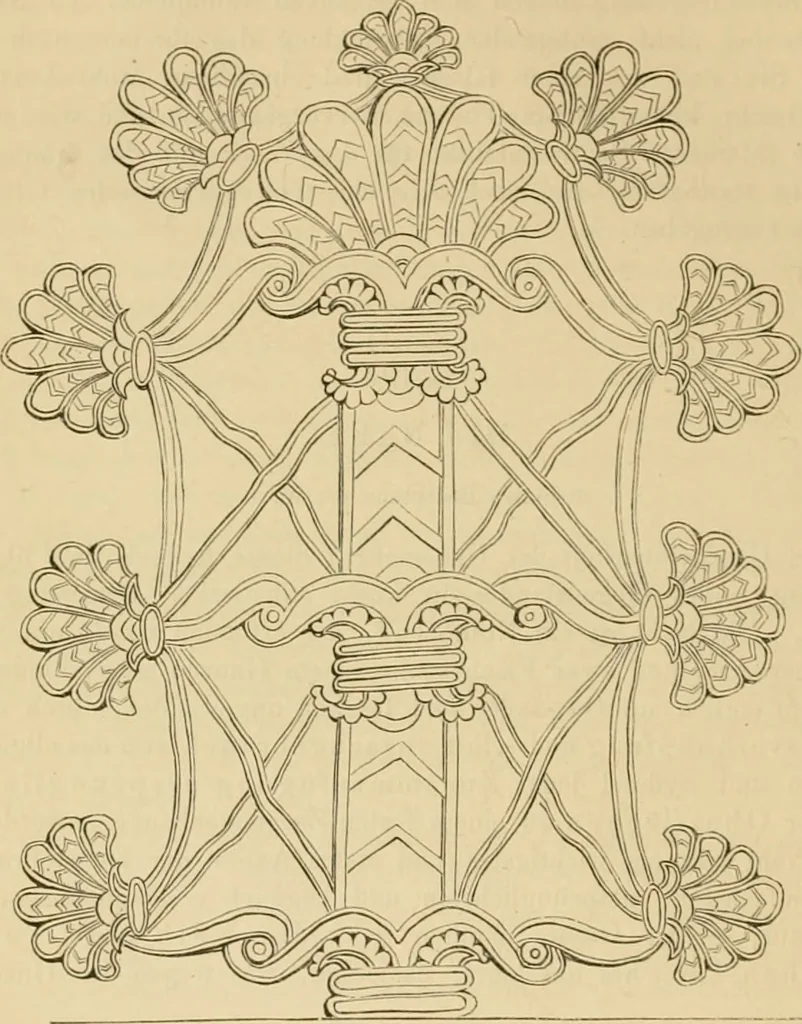 An illustration from Der Stil in den technischen und tektonischen Künsten; oder, Praktische Aesthetik. Ein Handbuch für Techniker, Künstler und Kunstfreunde, 1878, leaf 125