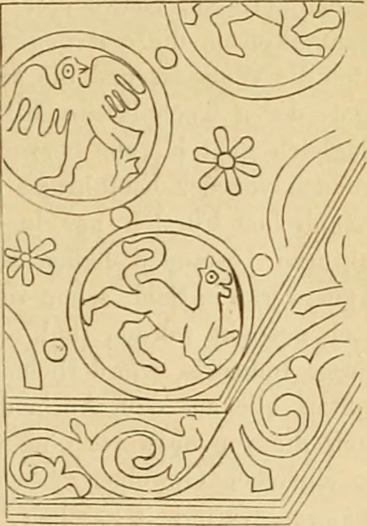 An illustration from Der Stil in den technischen und tektonischen Künsten; oder, Praktische Aesthetik. Ein Handbuch für Techniker, Künstler und Kunstfreunde, 1878, leaf 204