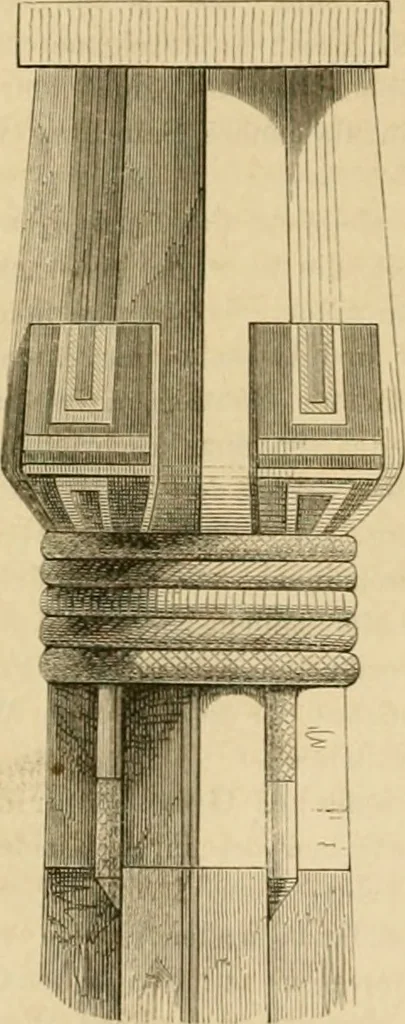 An illustration from Der Stil in den technischen und tektonischen Künsten; oder, Praktische Aesthetik. Ein Handbuch für Techniker, Künstler und Kunstfreunde, 1878, leaf 255