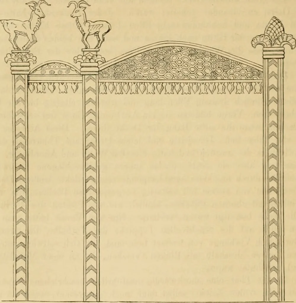 An illustration from Der Stil in den technischen und tektonischen Künsten; oder, Praktische Aesthetik. Ein Handbuch für Techniker, Künstler und Kunstfreunde, 1878, leaf 345