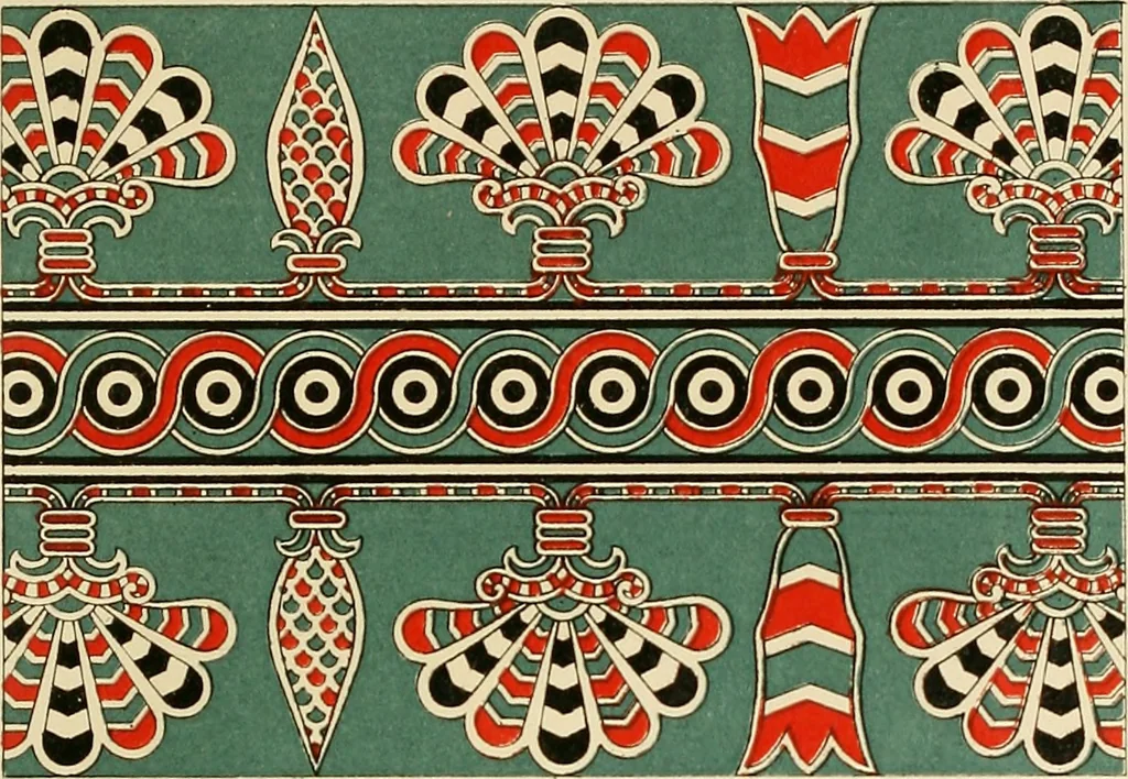 An illustration from Der Stil in den technischen und tektonischen Künsten; oder, Praktische Aesthetik. Ein Handbuch für Techniker, Künstler und Kunstfreunde, 1878, leaf 366