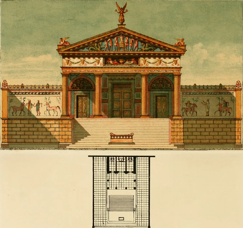 An illustration from Der Stil in den technischen und tektonischen Künsten; oder, Praktische Aesthetik. Ein Handbuch für Techniker, Künstler und Kunstfreunde, 1878, leaf 368