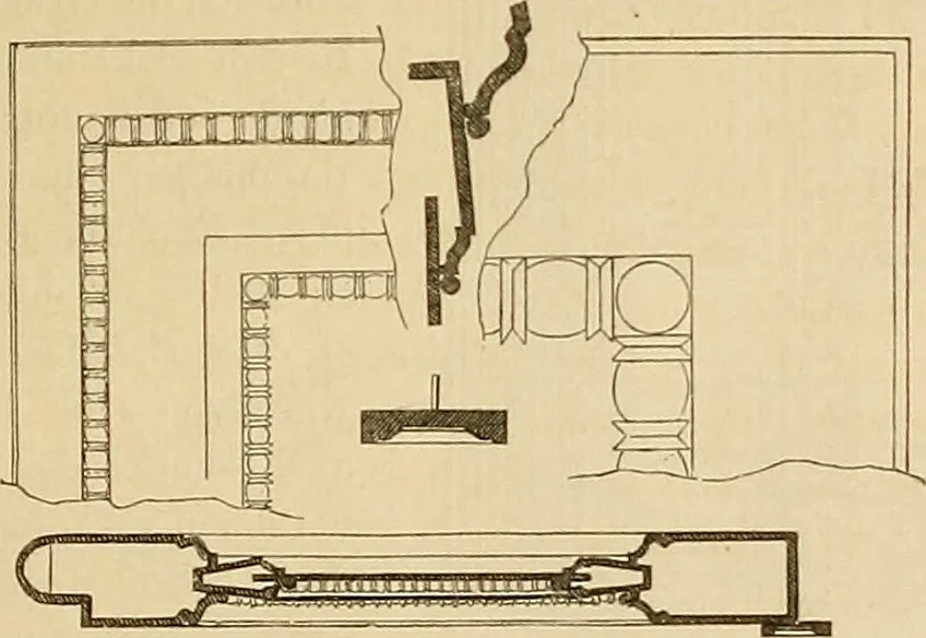 An illustration from Der Stil in den technischen und tektonischen Künsten; oder, Praktische Aesthetik. Ein Handbuch für Techniker, Künstler und Kunstfreunde, 1878, leaf 412