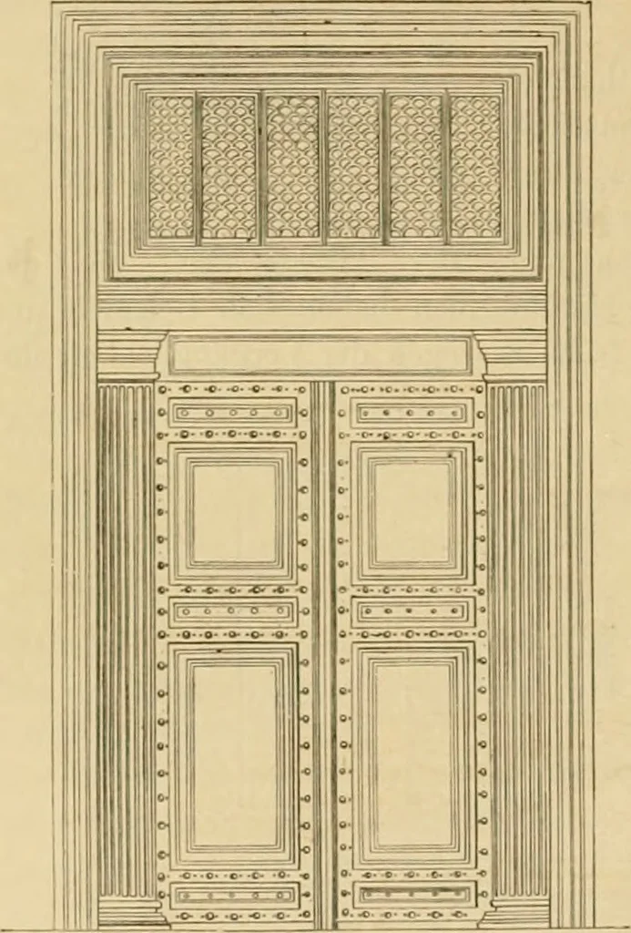 An illustration from Der Stil in den technischen und tektonischen Künsten; oder, Praktische Aesthetik. Ein Handbuch für Techniker, Künstler und Kunstfreunde, 1878, leaf 413