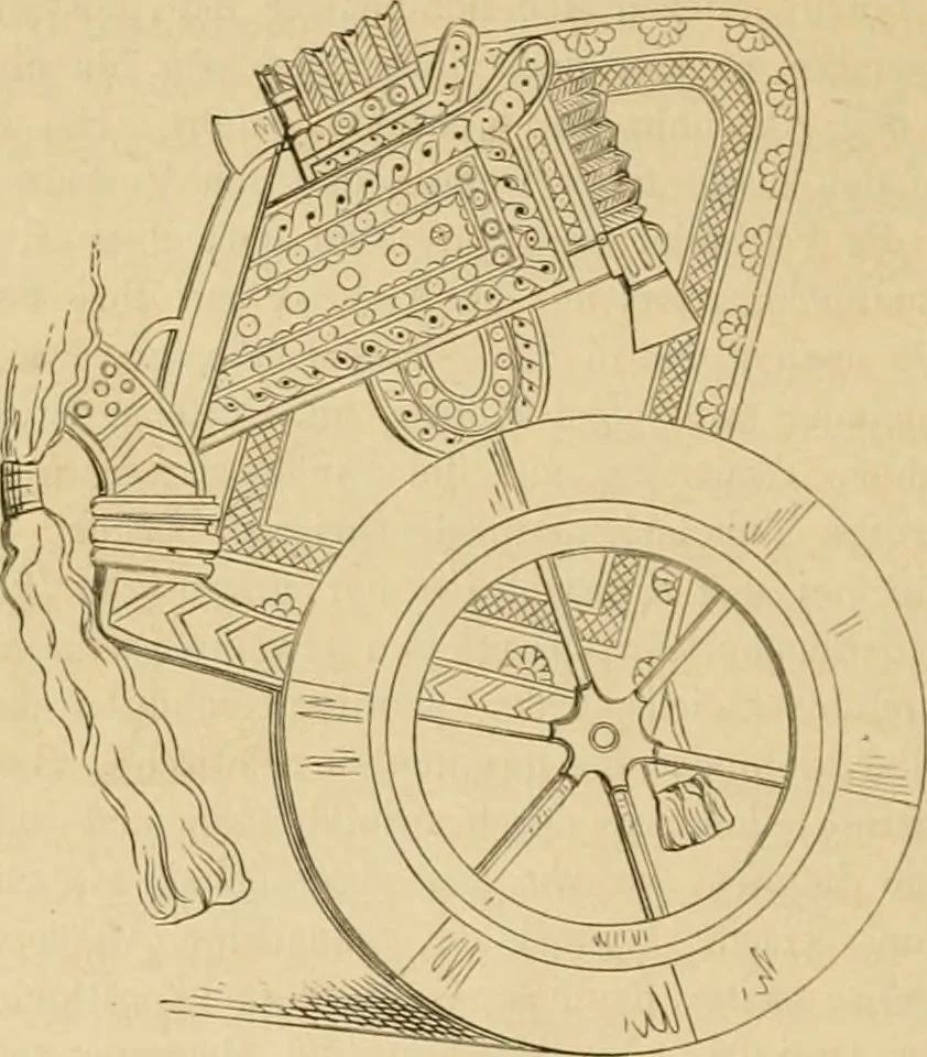 An illustration from Der Stil in den technischen und tektonischen Künsten; oder, Praktische Aesthetik. Ein Handbuch für Techniker, Künstler und Kunstfreunde, 1878, leaf 419