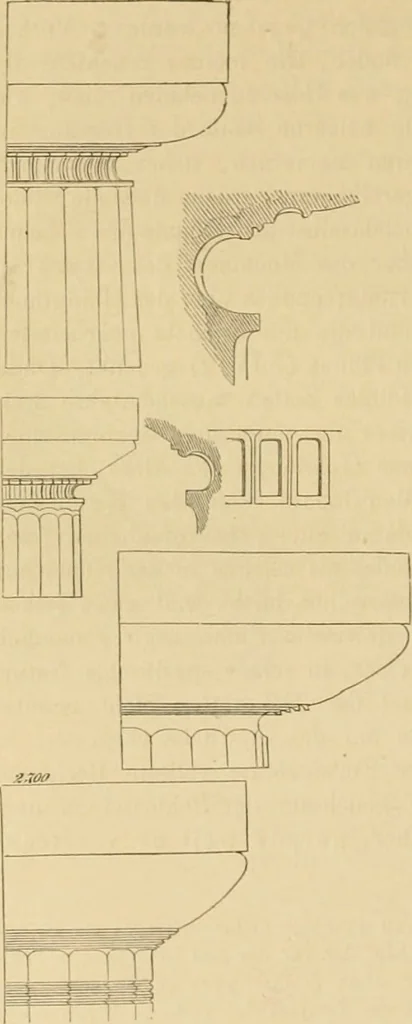 An illustration from Der Stil in den technischen und tektonischen Künsten; oder, Praktische Aesthetik. Ein Handbuch für Techniker, Künstler und Kunstfreunde, 1878, leaf 489