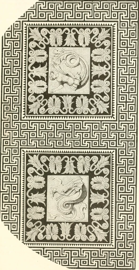 An illustration from Der Stil in den technischen und tektonischen Künsten; oder, Praktische Aesthetik. Ein Handbuch für Techniker, Künstler und Kunstfreunde, 1884, leaf 102