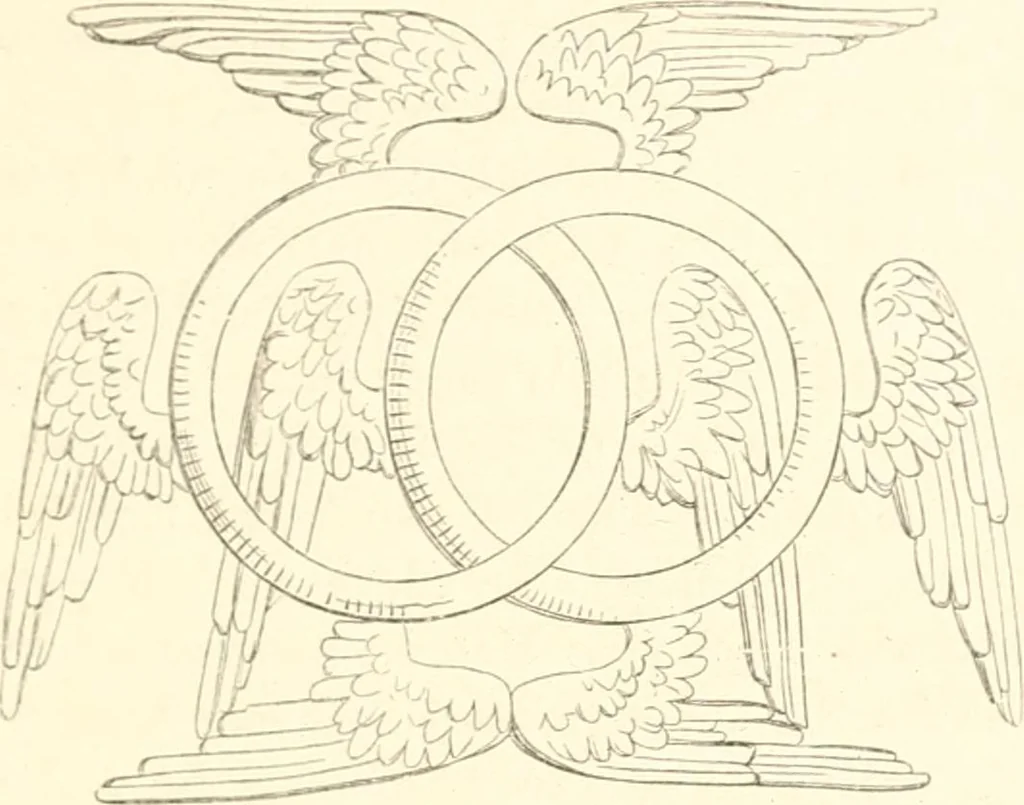 An illustration from Der Stil in den technischen und tektonischen Künsten; oder, Praktische Aesthetik. Ein Handbuch für Techniker, Künstler und Kunstfreunde, 1884, leaf 110