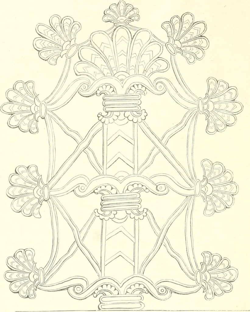 An illustration from Der Stil in den technischen und tektonischen Künsten; oder, Praktische Aesthetik. Ein Handbuch für Techniker, Künstler und Kunstfreunde, 1884, leaf 119