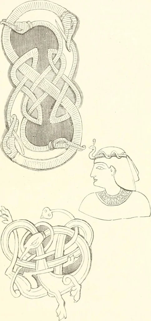 An illustration from Der Stil in den technischen und tektonischen Künsten; oder, Praktische Aesthetik. Ein Handbuch für Techniker, Künstler und Kunstfreunde, 1884, leaf 122
