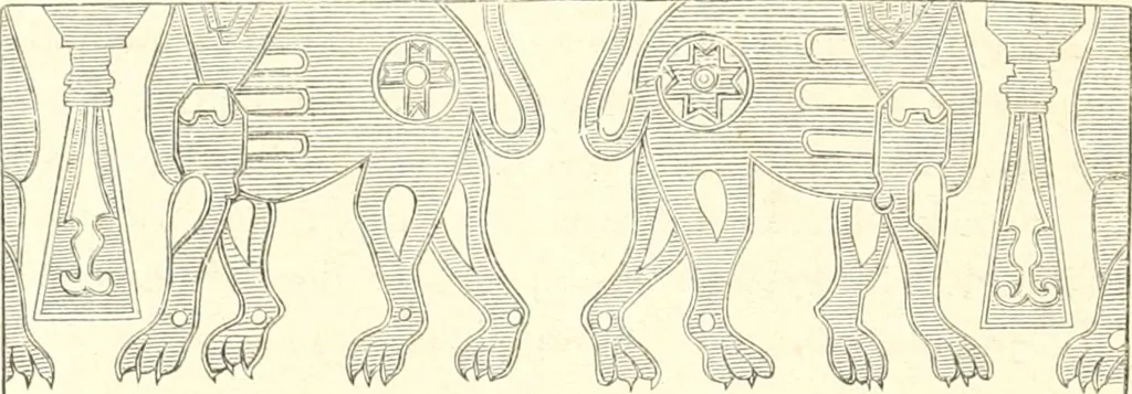 An illustration from Der Stil in den technischen und tektonischen Künsten; oder, Praktische Aesthetik. Ein Handbuch für Techniker, Künstler und Kunstfreunde, 1884, leaf 191