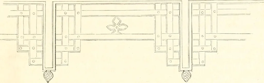 An illustration from Der Stil in den technischen und tektonischen Künsten; oder, Praktische Aesthetik. Ein Handbuch für Techniker, Künstler und Kunstfreunde, 1884, leaf 276