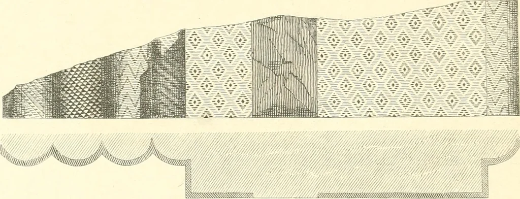 An illustration from Der Stil in den technischen und tektonischen Künsten; oder, Praktische Aesthetik. Ein Handbuch für Techniker, Künstler und Kunstfreunde, 1884, leaf 351
