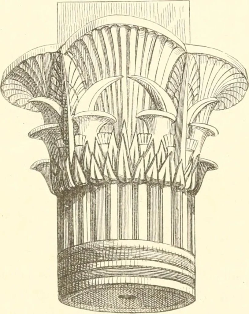An illustration from Der Stil in den technischen und tektonischen Künsten; oder, Praktische Aesthetik. Ein Handbuch für Techniker, Künstler und Kunstfreunde, 1884, leaf 436