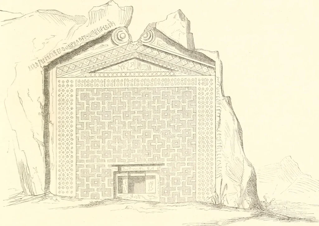 An illustration from Der Stil in den technischen und tektonischen Künsten; oder, Praktische Aesthetik. Ein Handbuch für Techniker, Künstler und Kunstfreunde, 1884, leaf 446