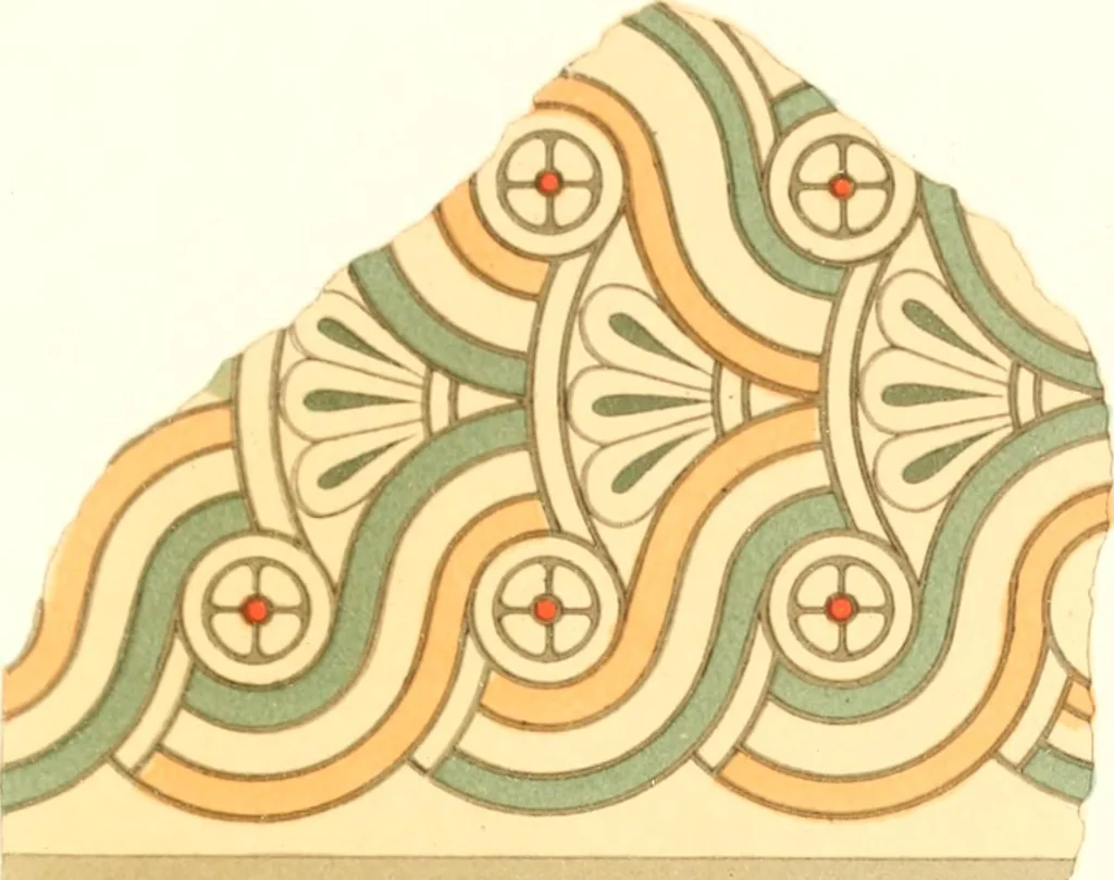 An illustration from Der Stil in den technischen und tektonischen Künsten; oder, Praktische Aesthetik. Ein Handbuch für Techniker, Künstler und Kunstfreunde, 1884, leaf 540