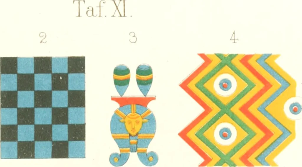 An illustration from Der Stil in den technischen und tektonischen Künsten; oder, Praktische Aesthetik. Ein Handbuch für Techniker, Künstler und Kunstfreunde, 1884, leaf 556