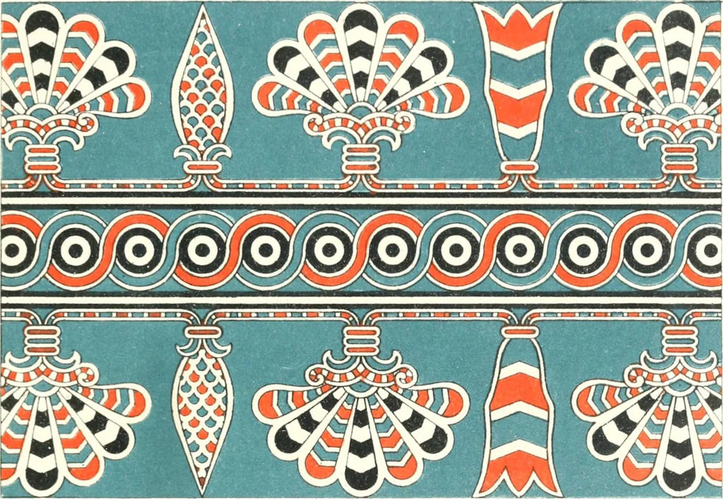 An illustration from Der Stil in den technischen und tektonischen Künsten; oder, Praktische Aesthetik. Ein Handbuch für Techniker, Künstler und Kunstfreunde, 1884, leaf 558
